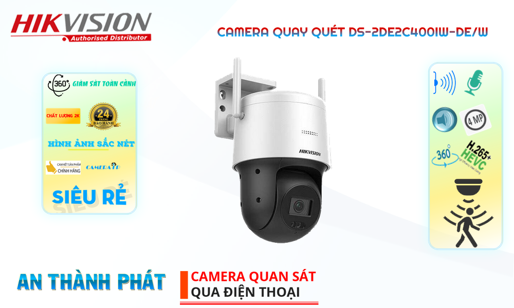 DS-2DE2C400IW-DE/W Camera  Hikvision Mẫu Đẹp ☑