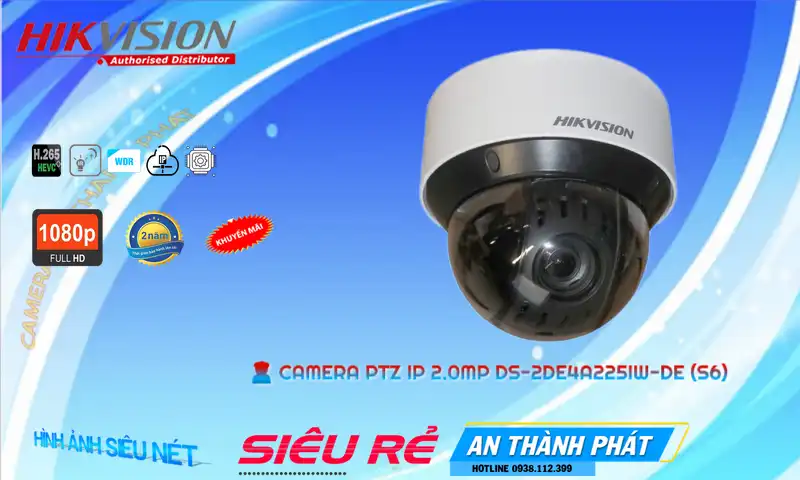 DS-2DE4A225IW-DE(S6) sắc nét Hikvision