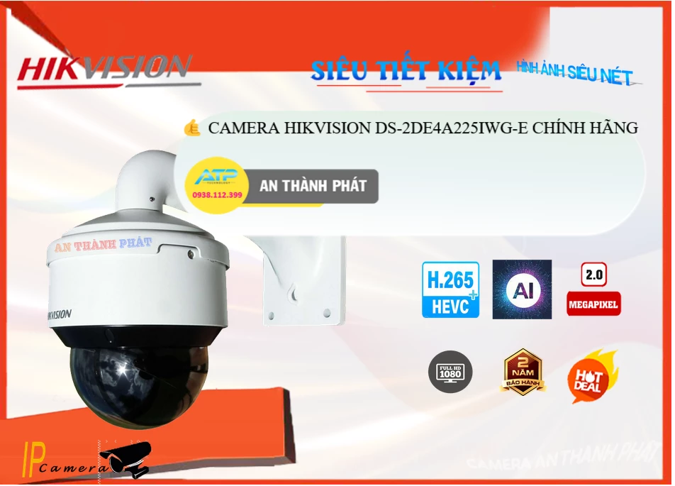 Camera Hikvision DS-2DE4A225IWG-E,thông số DS-2DE4A225IWG-E,DS 2DE4A225IWG E,Chất Lượng