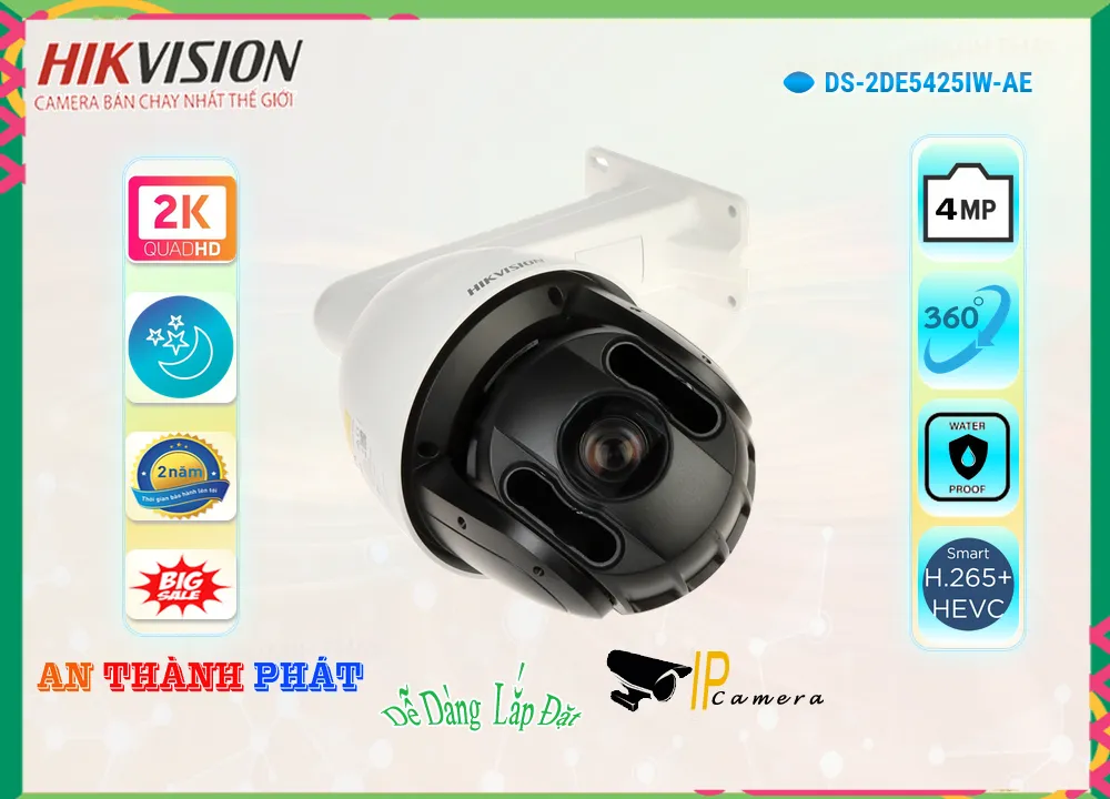 Camera Hikvision DS-2DE5425IW-AE,thông số DS-2DE5425IW-AE,DS 2DE5425IW AE,Chất Lượng DS-2DE5425IW-AE,DS-2DE5425IW-AE