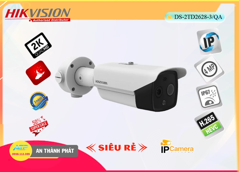Camera Phát Hiện Khói Hikvision DS-2TD2628-3/QA,thông số DS-2TD2628-3/QA,DS 2TD2628 3/QA,Chất Lượng