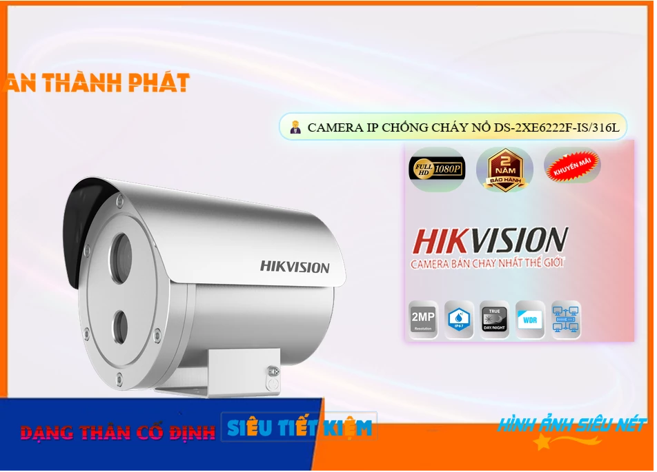 DS 2XE6222F IS/316L,Camera Hikvision DS-2XE6222F-IS/316L,Chất Lượng DS-2XE6222F-IS/316L,Giá Công Nghệ IP