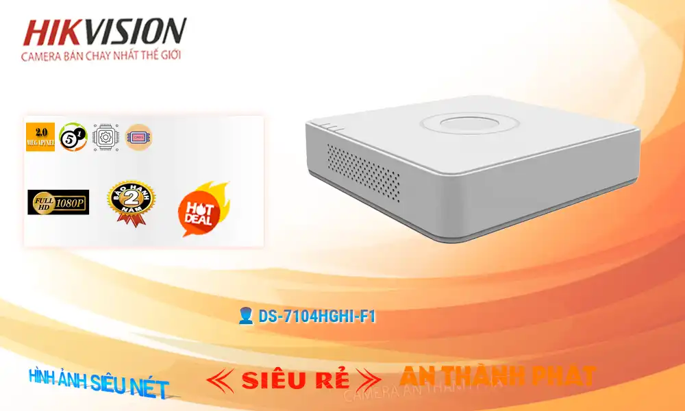 Đầu Ghi Camera DS-7104HGHI-F1 Hãng Hikvision giá rẻ chất lượng cao Đầu Ghi Camera DS-7104HGHI-F1 Hãng Hikvision giá rẻ chất lượng cao
