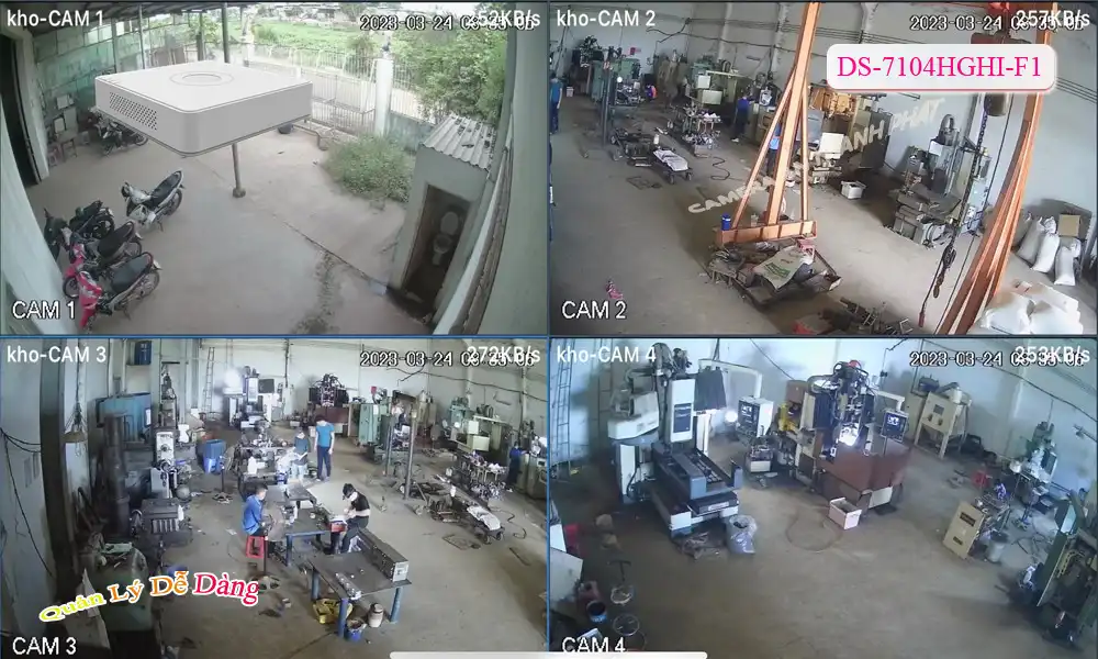 Đầu Ghi Camera DS-7104HGHI-F1 Hãng Hikvision giá rẻ chất lượng cao Đầu Ghi Camera DS-7104HGHI-F1 Hãng Hikvision giá rẻ chất lượng cao