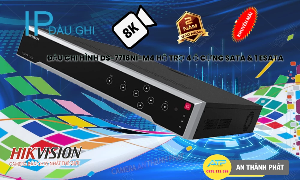 Đầu Thu DS-7716NI-M4 Hikvision Đầu Thu DS-7716NI-M4 Hikvision