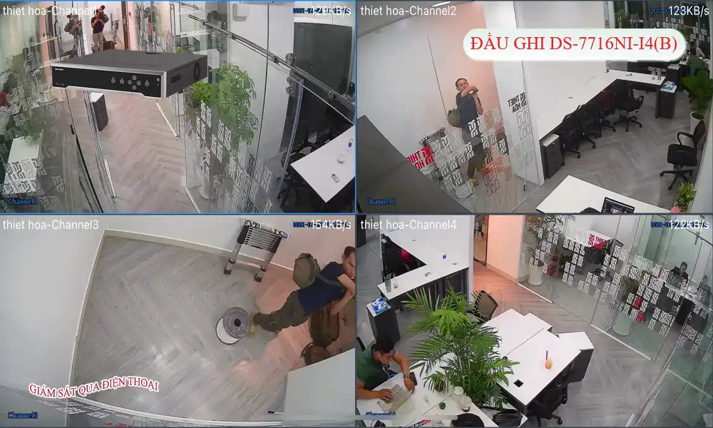 ✪  DS-7732NI-K4/16P Đầu ghi Camera Hikvision