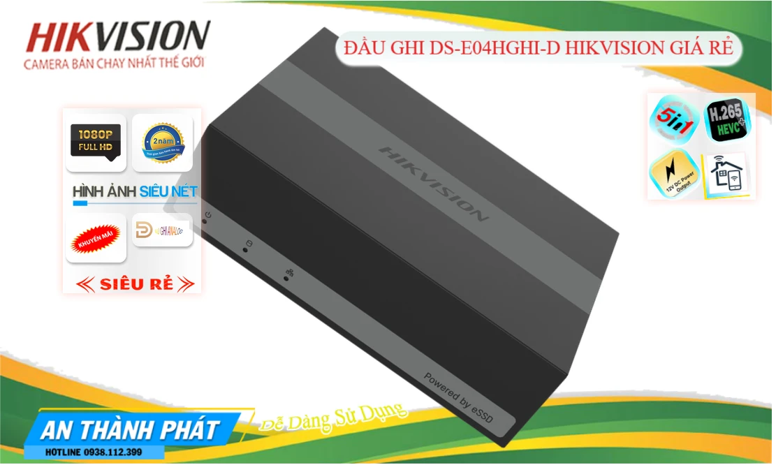 Đầu Thu DS-E04HGHI-D Hikvision