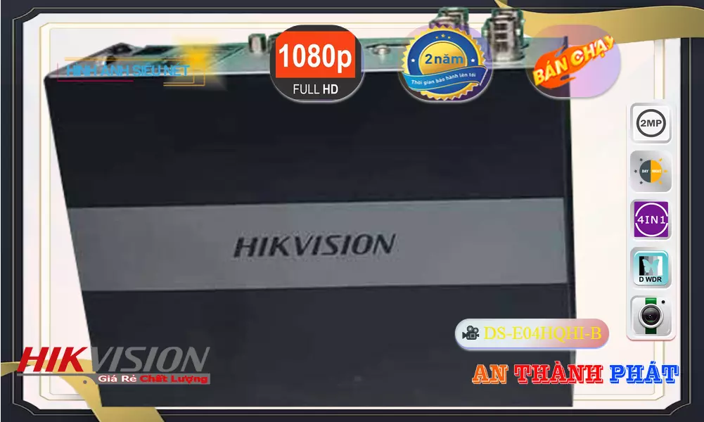 Đầu Thu KTS Hikvision DS-E04HQHI-B Công Nghệ Mới Đầu Thu KTS Hikvision DS-E04HQHI-B Công Nghệ Mới