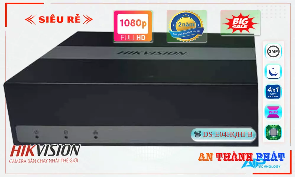 Đầu Thu KTS Hikvision DS-E04HQHI-B Công Nghệ Mới Đầu Thu KTS Hikvision DS-E04HQHI-B Công Nghệ Mới