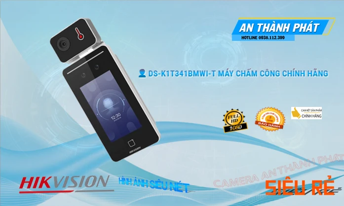 Máy Kiểm Soát Vào Ra  DS-K1T341BMWI-T