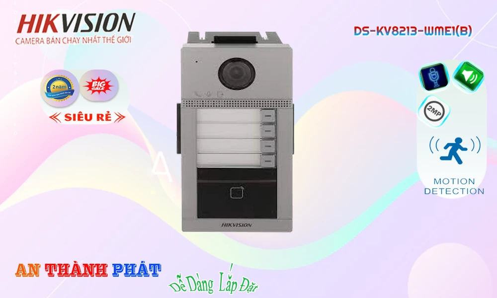 DS-KV8413-WME1(B)  Hikvision  Màn Hình chuôn cửa