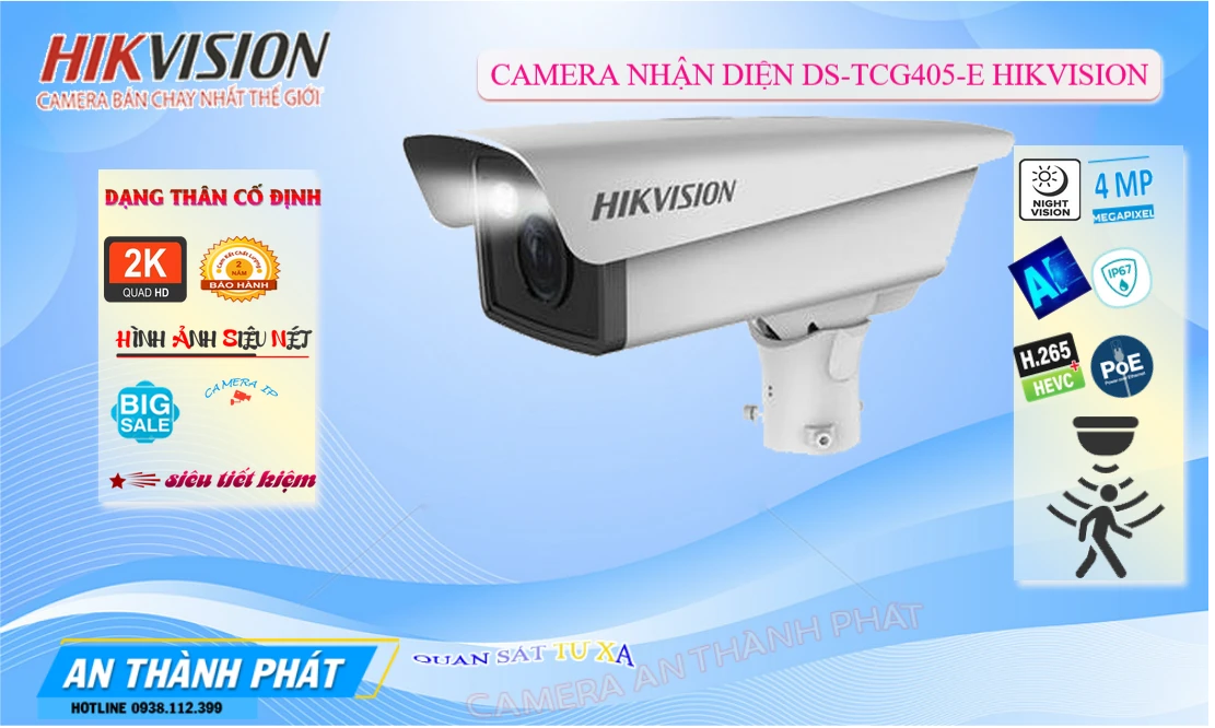 Camera An Ninh  Hikvision DS-TCG405-E Tiết Kiệm