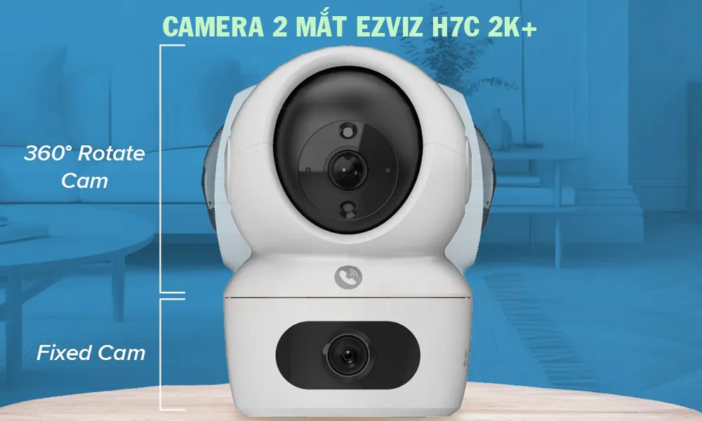 Review Camera EZVIZ H7C 2 Ống Kính