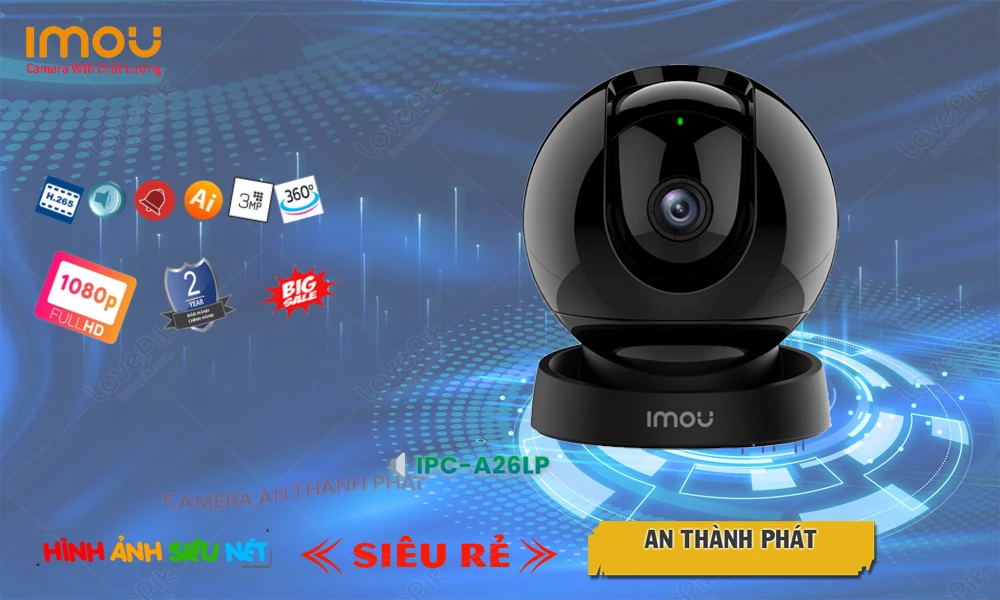 Camera IPC-A26LP Wifi Imou Camera IPC-A26LP Wifi Imou