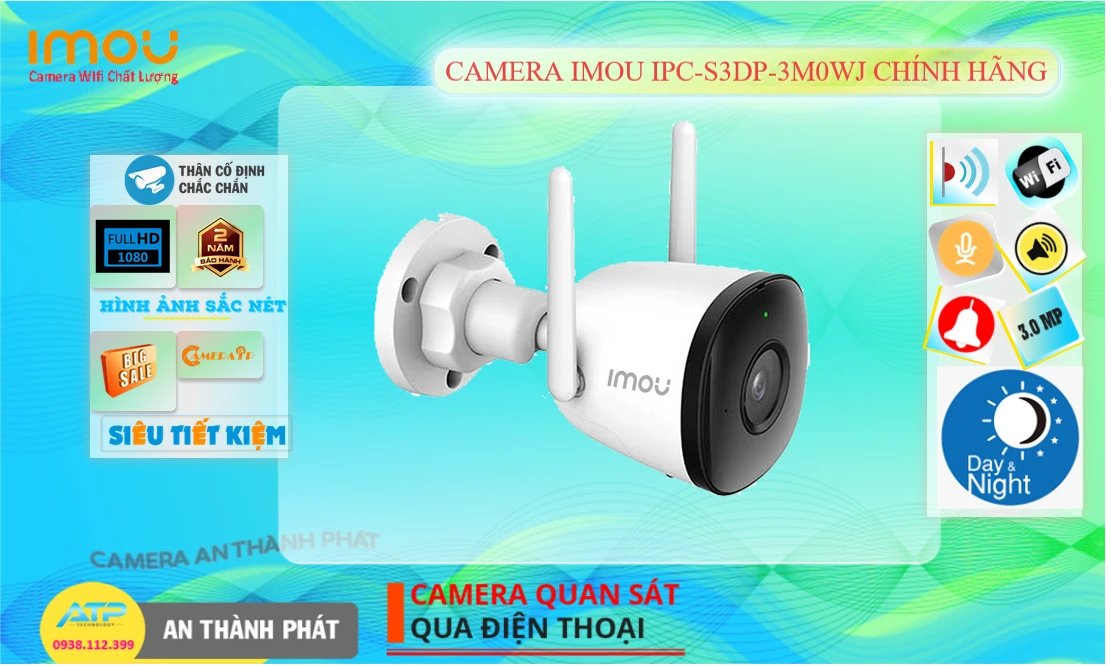 IPC-S3DP-3M0WJ Camera An Ninh Giá rẻ