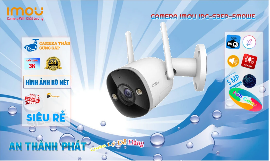 ✔ Camera IPC-S3EP-5M0WE  Wifi Imou Giá rẻ