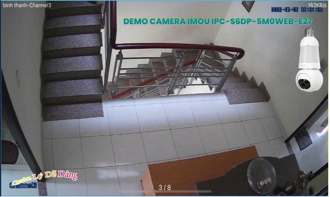 Camera IPC-S6DP-5M0WEB-E27 Sắt Nét
