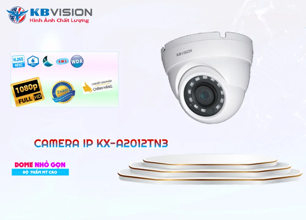 KX A2012TN3,Camera IP Dome KX-A2012TN3 Kbvision,Chất Lượng KX-A2012TN3,Giá Ip POE Sắc Nét KX-A2012TN3,phân phối
