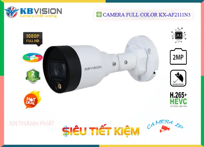 Camera KX-AF2111N3 KBvision Thiết kế Đẹp ✪ Camera KX-AF2111N3 KBvision Thiết kế Đẹp ✪
