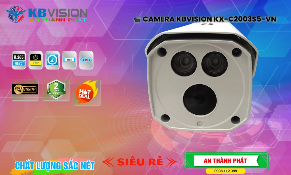 ✪  KX-C2003S5-VN KBvision Với giá cạnh tranh