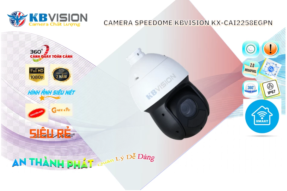 Camera Giá Rẻ KBvision KX-CAi2258eGPN Đang giảm giá Camera Giá Rẻ KBvision KX-CAi2258eGPN Đang giảm giá