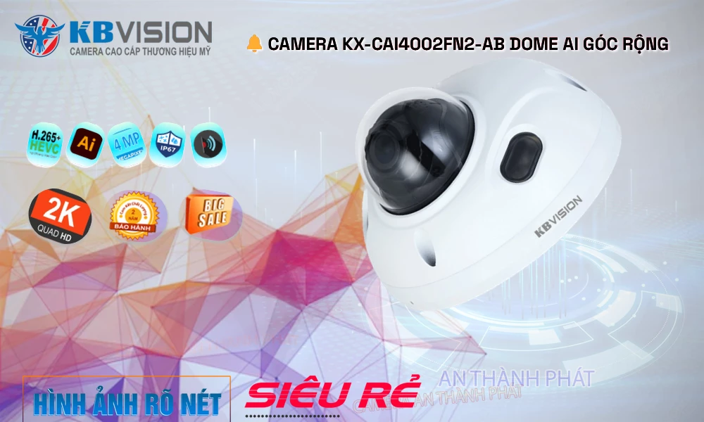 Camera KBvision KX-CAi4002FN2-AB Mẫu Đẹp Camera KBvision KX-CAi4002FN2-AB Mẫu Đẹp