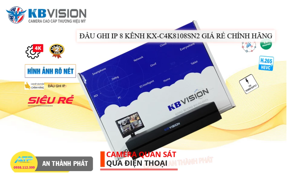 KX-CAi4K8104N2 Đầu ghi Camera KBvision Giá rẻ KX-CAi4K8104N2 Đầu ghi Camera KBvision Giá rẻ