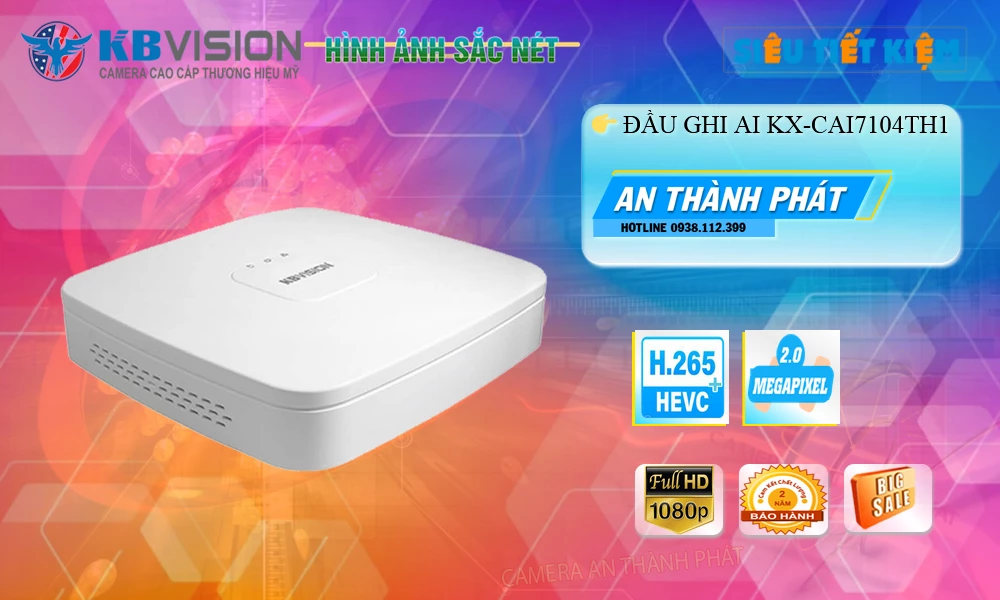 Đầu Thu KTS KBvision KX-CAi7104TH1 Giá rẻ
