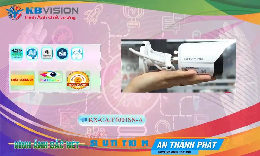 Camera KBvision KX-CAiF4001SN-A Camera KBvision KX-CAiF4001SN-A