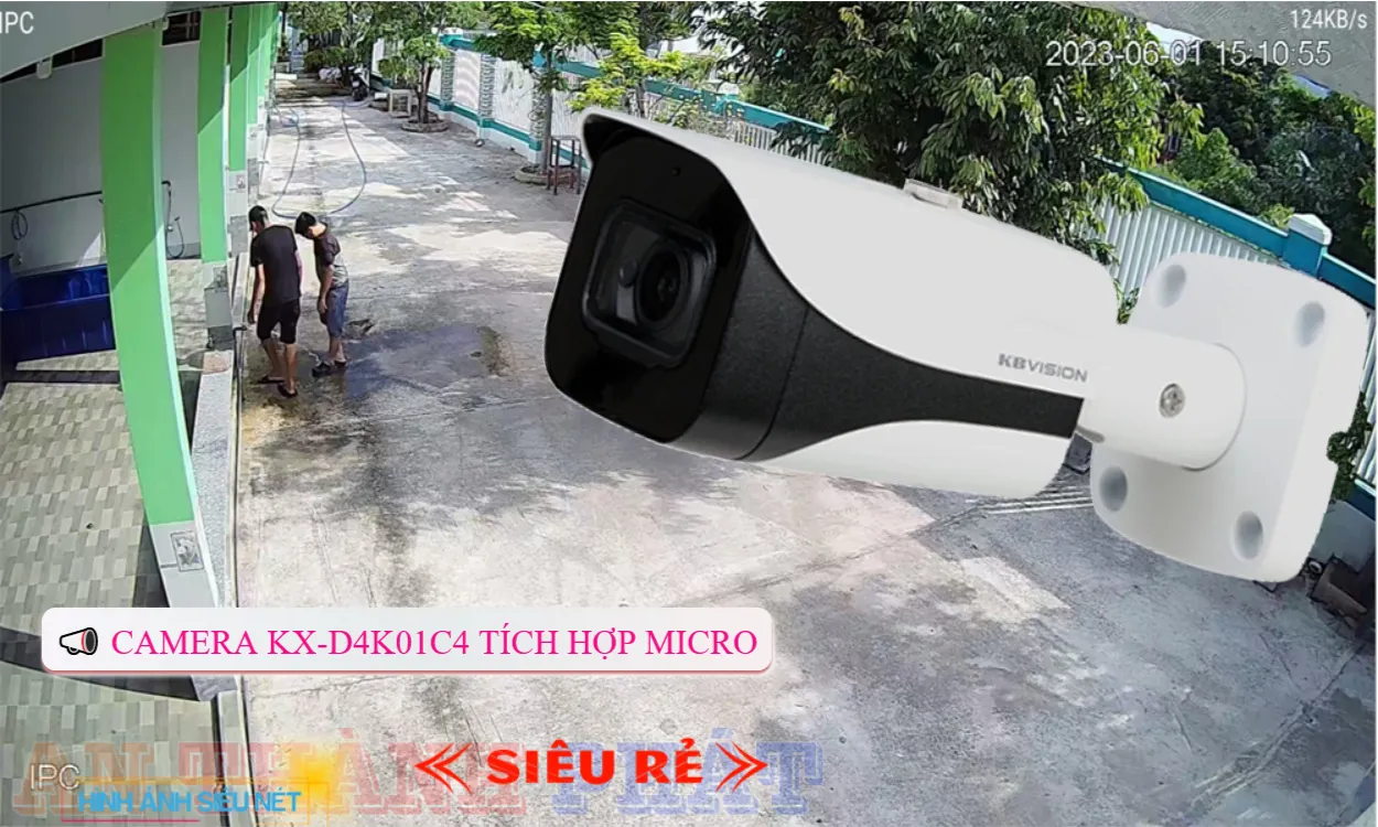 Camera Giá Rẻ KBvision KX-D4K01C4 Công Nghệ Mới Camera Giá Rẻ KBvision KX-D4K01C4 Công Nghệ Mới
