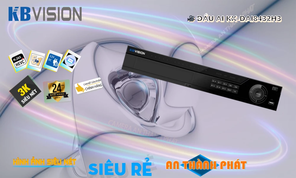 KX-DAi8432H3 Đầu Ghi KBvision KX-DAi8432H3 Đầu Ghi KBvision