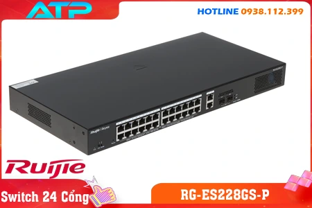 Ruijie RG-ES228GS-P, RG-ES228GS-P, Ruijie RG-ES228GS-P giá rẻ, Ruijie RG-ES228GS-P  chính hãng, Ruijie RG-ES228GS-P Bộ chia mạng, Switch giá rẻ, Switch chính hãng, Switch 