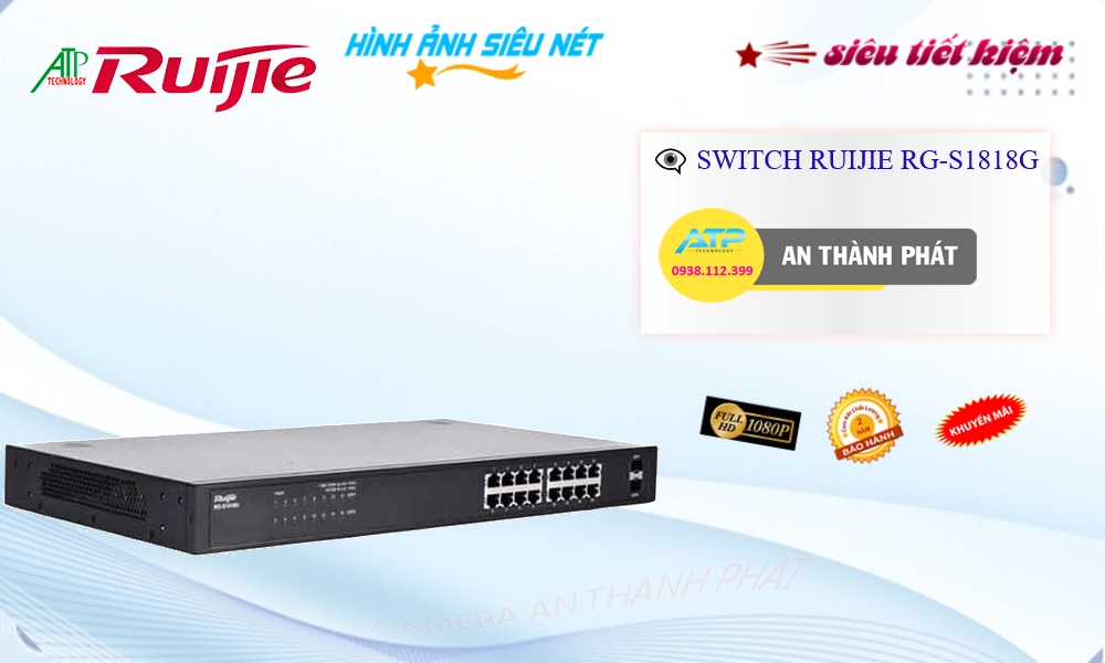 Bộ chia mạng  RG-S1818G Hãng Ruijie