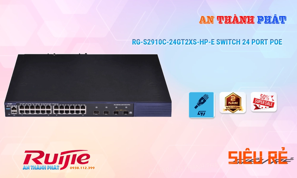 RG-S2910C-24GT2XS-HP-E  Switch chia mạng