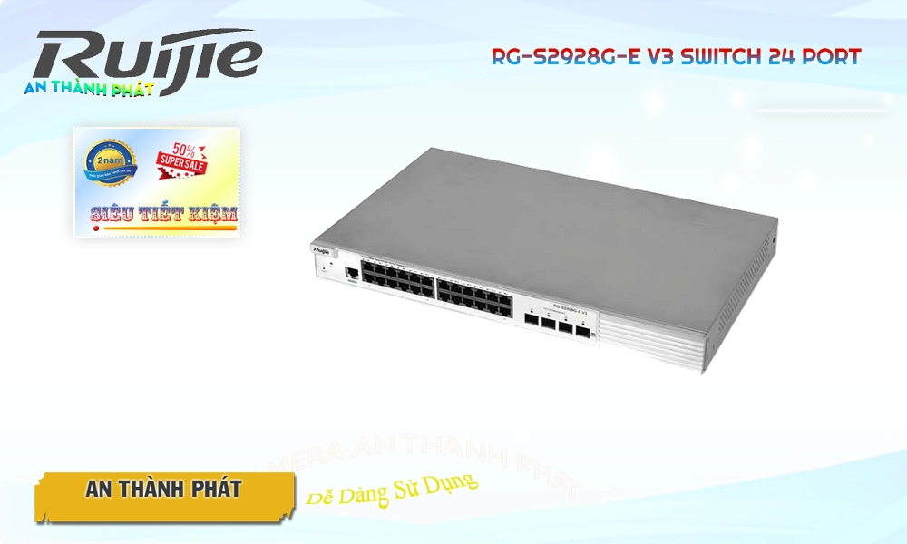 RG-S2928G-E V3 Switch chia mạng Hãng Ruijie RG-S2928G-E V3 Switch chia mạng Hãng Ruijie