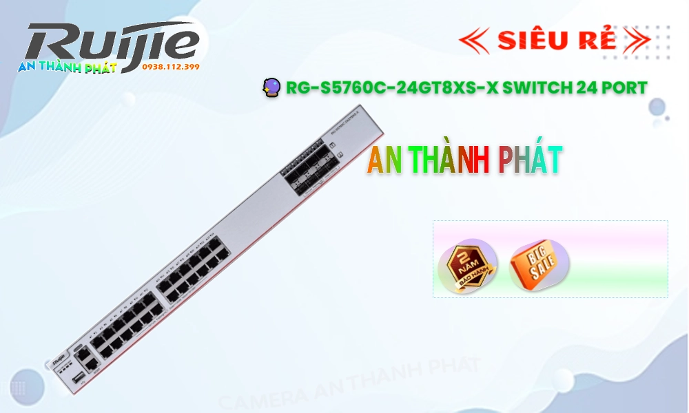RG-S5760C-24GT8XS-X  Switch chia mạng