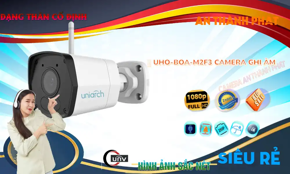 Camera  UNV (Uniview) UHO-BOA-M2F3 Hình Ảnh Đẹp