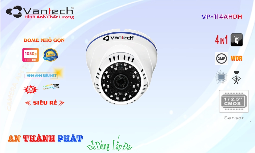 VP-114AHDH Sắc Nét VanTech VP-114AHDH Sắc Nét VanTech
