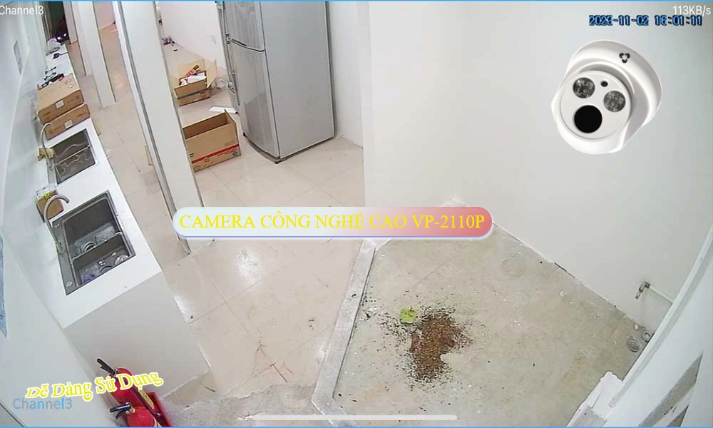 VP-2110P Camera Công Nghệ POE Thiết kế Đẹp VanTech