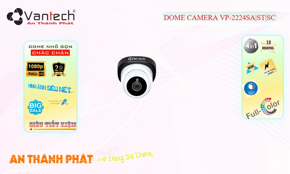 Camera VanTech VP-2224SA|ST|SC Camera VanTech VP-2224SA|ST|SC