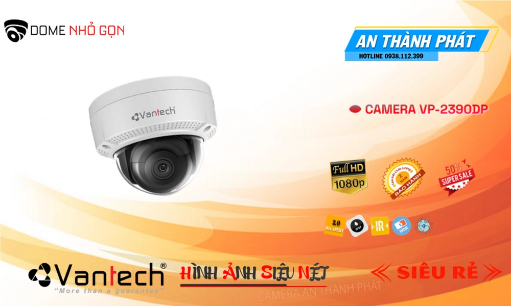 VP-2390DP Camera Công Nghệ POE Thiết kế Đẹp VanTech
