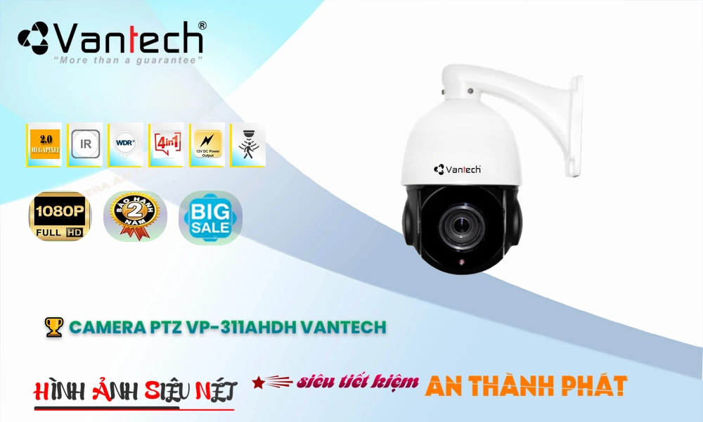 VP-311AHDH Camera VanTech Chức Năng Cao Cấp