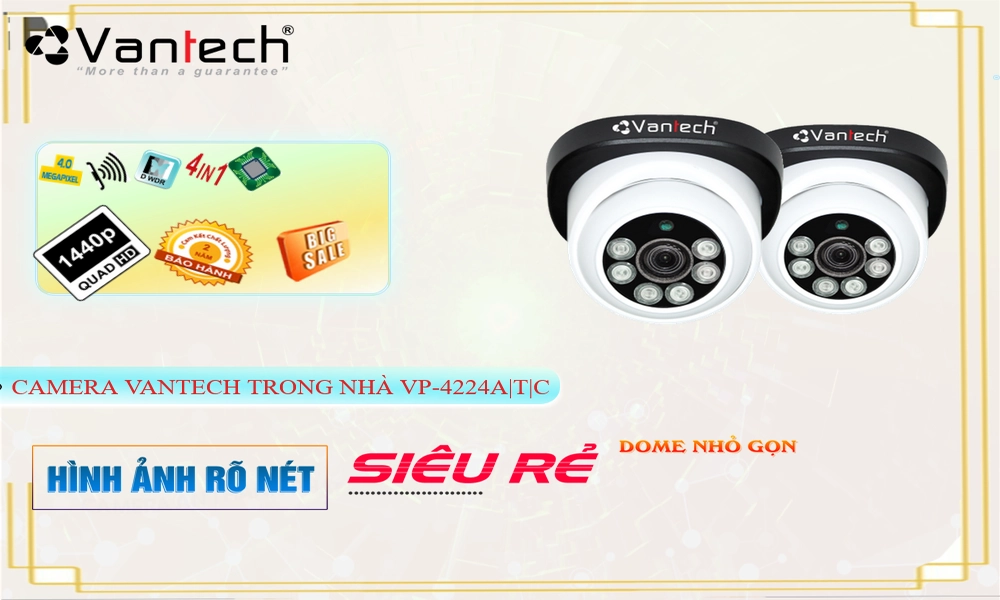 Camera VP-4224A|T|C VanTech,VP-4224A|T|C Giá rẻ,VP 4224A|T|C,Chất Lượng Camera VanTech VP-4224A|T|C Mẫu Đẹp,thông số