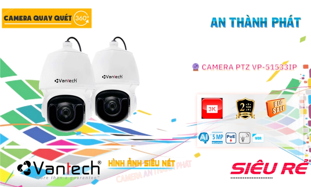 ✲ VP-51533IP Ip POE Sắc Nét Camera Giám Sát Giá rẻ ✲ VP-51533IP Ip POE Sắc Nét Camera Giám Sát Giá rẻ