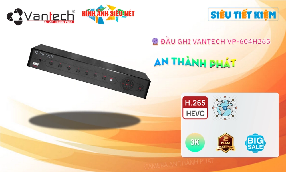 Đầu Thu VanTech VP-604H265 Đầu Thu VanTech VP-604H265