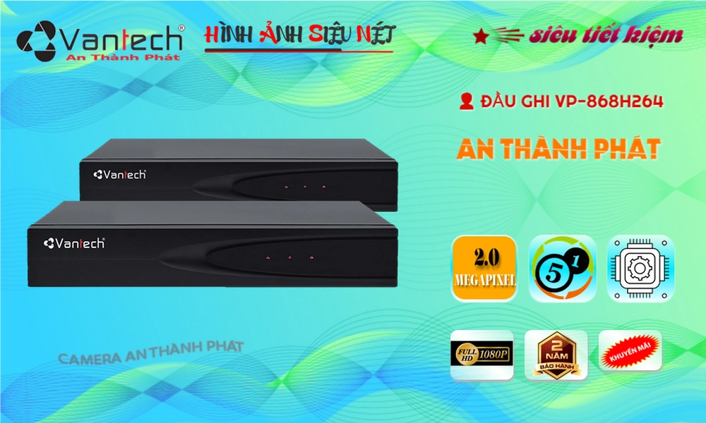 VP-868H264 VanTech Thiết kế Đẹp VP-868H264 VanTech Thiết kế Đẹp