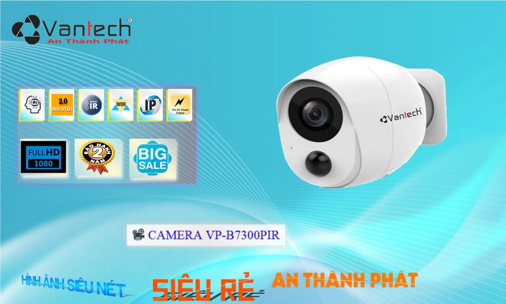 Camera Không Dây IP VP-B7300PIR Giá rẻ Camera Không Dây IP VP-B7300PIR Giá rẻ