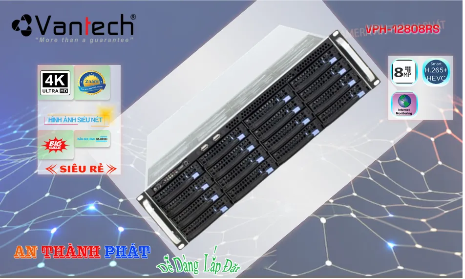 Đầu Ghi VPH-12808RS Công Nghệ Mới