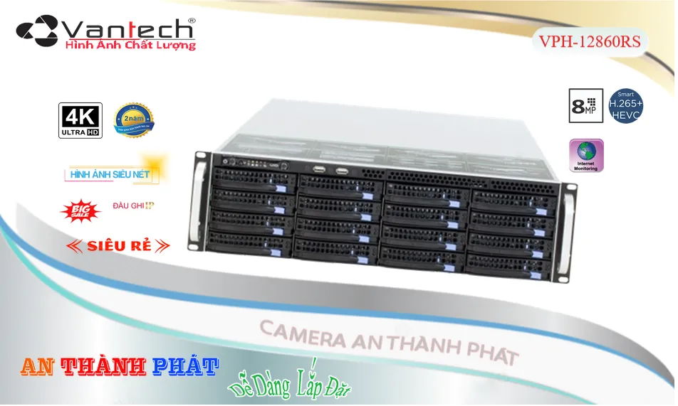 Đầu ghi VanTech VPH-12860RS Mẫu Đẹp