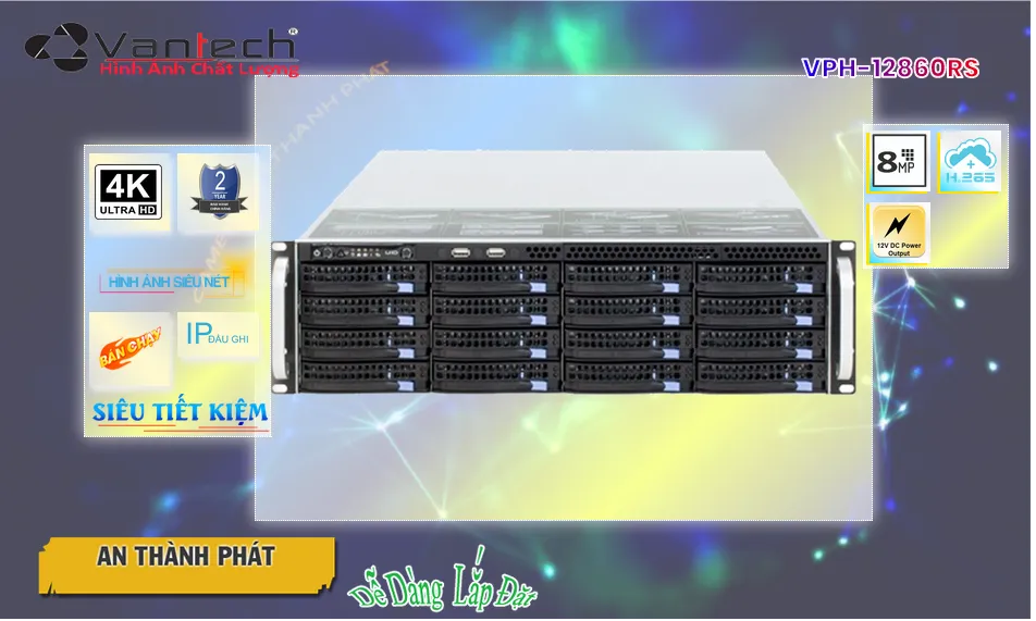 Đầu ghi VanTech VPH-12860RS Mẫu Đẹp